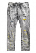 Painted splash jeans