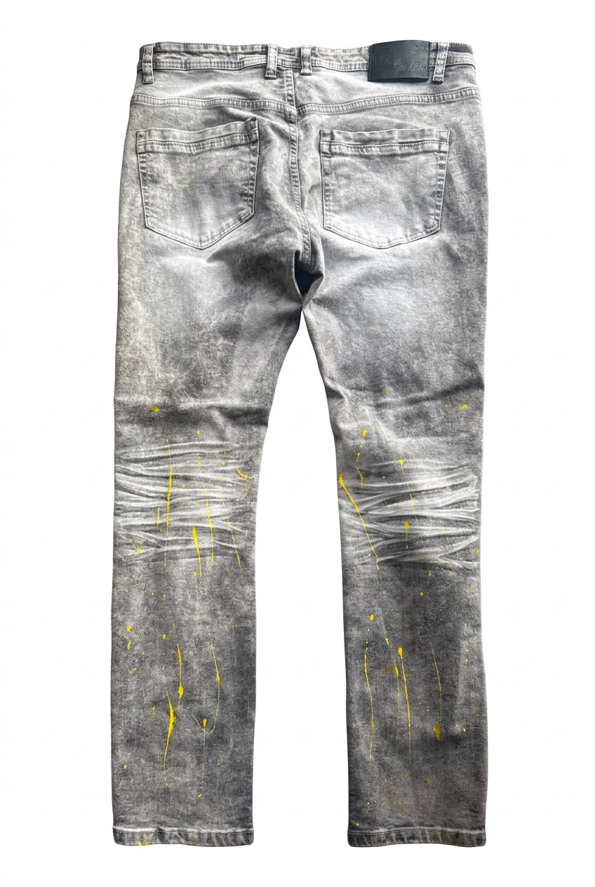 Painted splash jeans