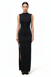 Lace-Back Elegant Dress
