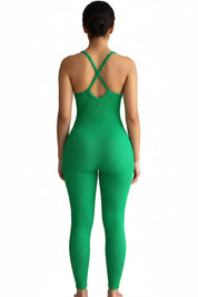 Form-Fitting Active Jumpsuit